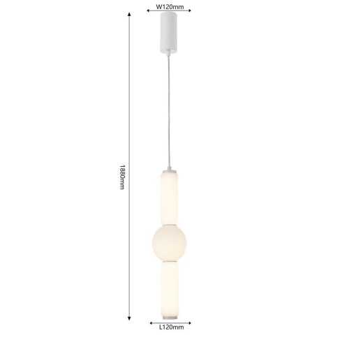 Подвес Favourite 4459-1P, подвес, D120xH690/1080, LEDx23W, 3130LM, 4000K, included