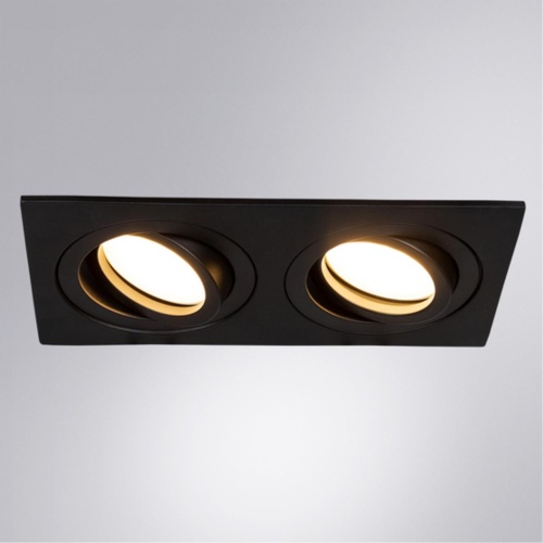 Точечный встраиваемый светильник Arte lamp A2168PL-2BK  СВЕТИЛЬНИК ПОТОЛОЧНЫЙ