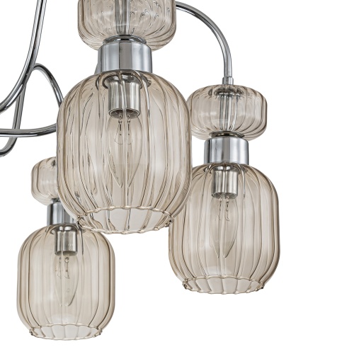 Светильник на штанге Escada 1141/6PL E14*60W Chrome/Beige