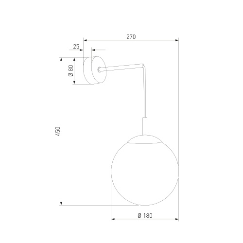 Настенный светильник TK Lighting 10435 Esme