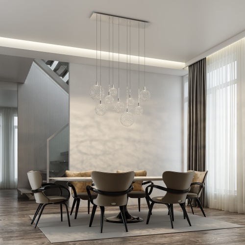 Подвесной светильник Eurosvet 90353/9 хром