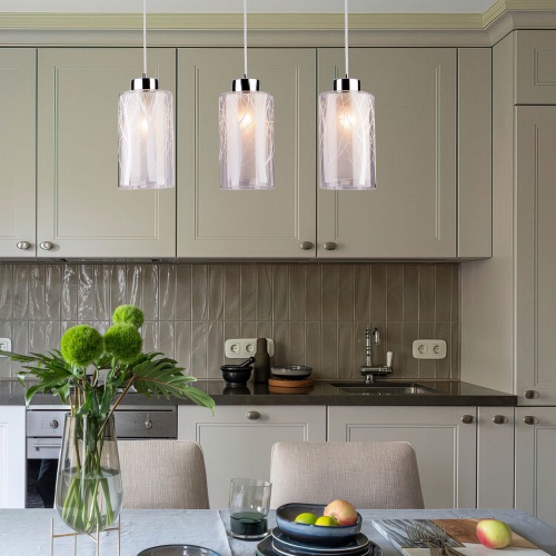 Подвесной светильник Eurosvet 50001/3 хром