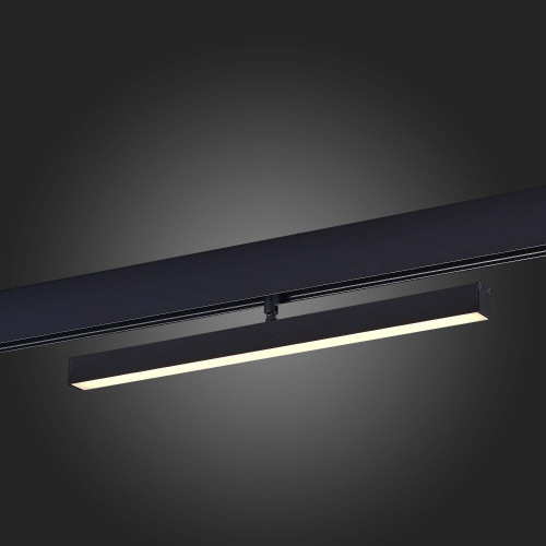 ST802.436.12 Магнитный трековый светильник Черный LED 1*12W 3000K 700Lm Ra&gt;90 120° IP20 L405xW22,5xH SKYLINE 48