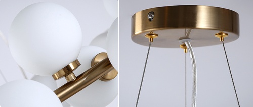 Люстра Milk Bubble Round Chandelier от Imperiumloft 73631-22