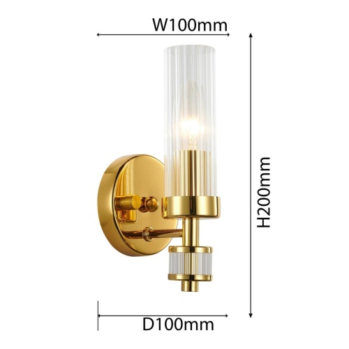 Бра Favourite 2673-1W, настенный светильник, D100xW100xH200, 1xE14x40W, excluded, dimmer