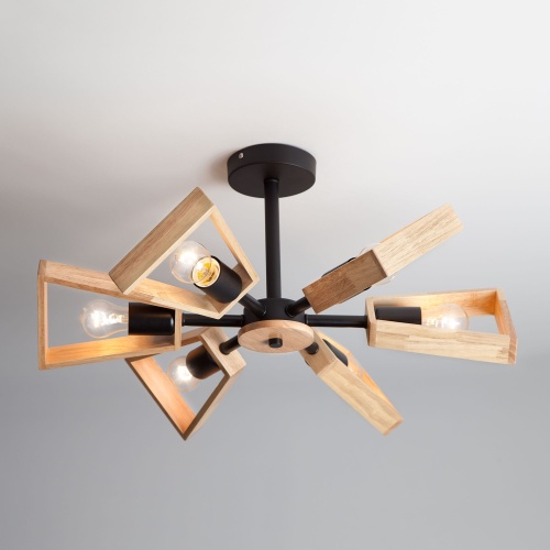 Потолочный светильник Eurosvet 70056/6 черный