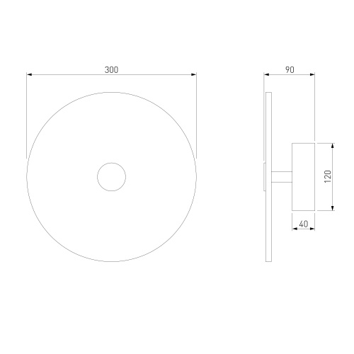 Настенный светильник Eurosvet 40341 LED черный