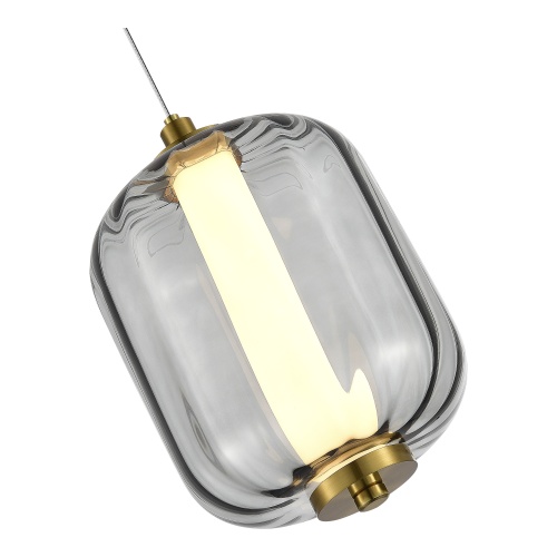 SL1193.313.01 Подвес ST-Luce Латунь/Дымчатый LED 1*10,8W 3000K САММЕР