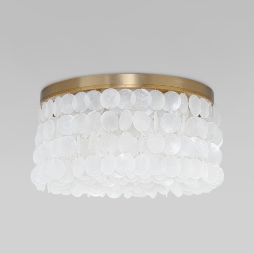 Потолочный светильник Eurosvet 60084/5 латунь/перламутр Smart