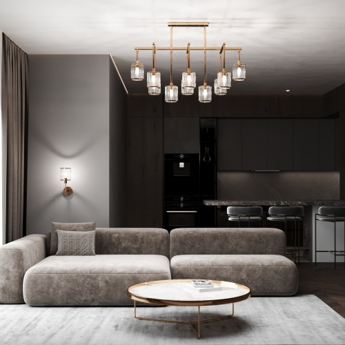 Потолочный светильник Eurosvet 60144/10 золото Smart