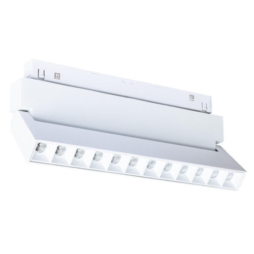 Магнитный трековый светильник Arte lamp A4678PL-1WH СВЕТИЛЬНИК ПОТОЛОЧНЫЙ LINEA 48В 12Вт 1100Лм 3000К 90+ 24°