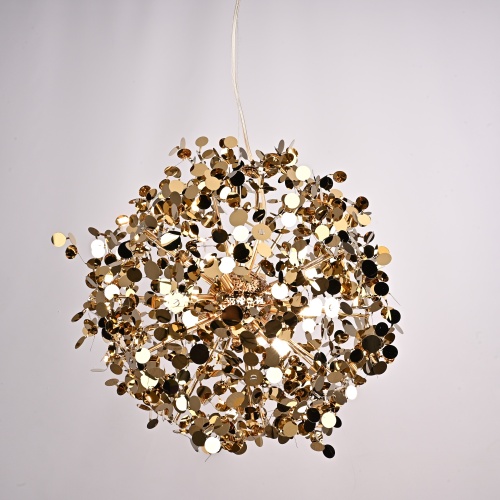 Люстра Tezani Argent Suspension Pendant Lamp 85 Gold D50 от Imperiumloft 186184-22