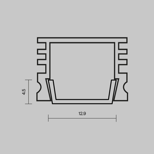 Комплектующие для профиля Led Strip 642024