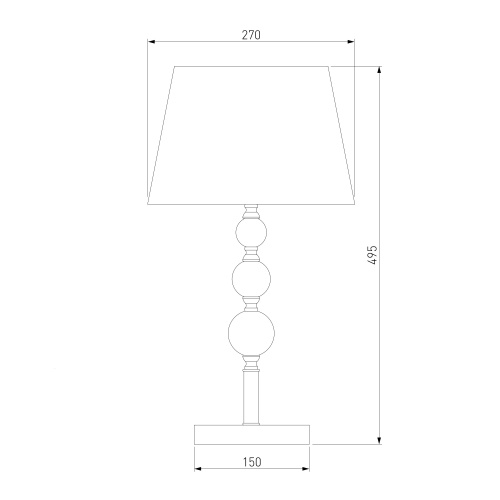 Настольный светильник Eurosvet 01071/1 золото