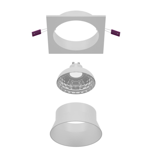 Врезной светильник Favourite 4524-1C, врезной светильник, D90xH35, cutout:D75, 1xGU10x35W, IP20, excluded