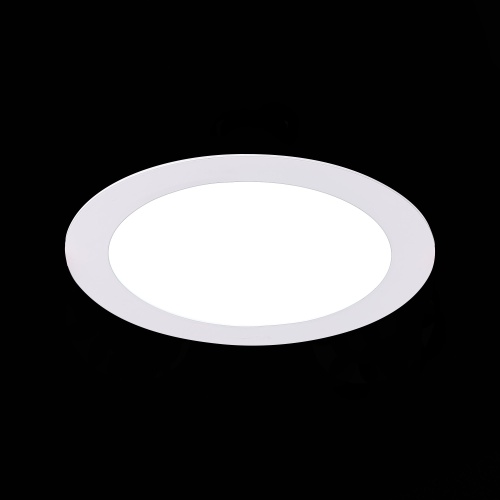 ST210.538.12 Св-к встр. Белый LED 1*12W 3000K 900Lm Ra80 110° IP20 D120xH30 220-240V Встраиваемые светильники