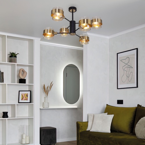 Потолочный светильник Eurosvet 70127/6 черный