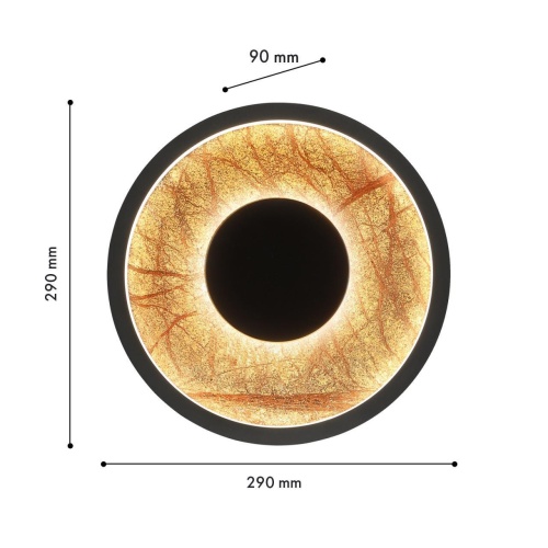 Бра Favourite 4445-1W, настенный светильник, D90xW290xH290, LEDx20W, 230LM, 4000K, included