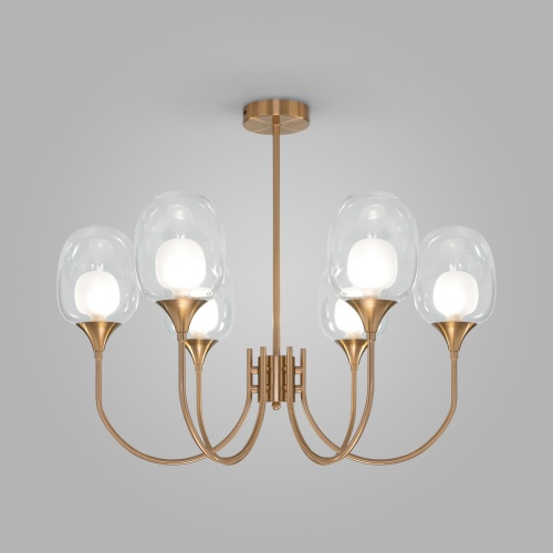 Подвесной светильник Eurosvet 70217/6 латунь Smart