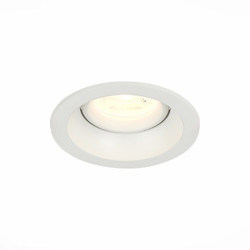 ST208.508.01 Св-к встр. Белый GU10 1*50W  D94xH40 220V Без ламп Встраиваемые светильники