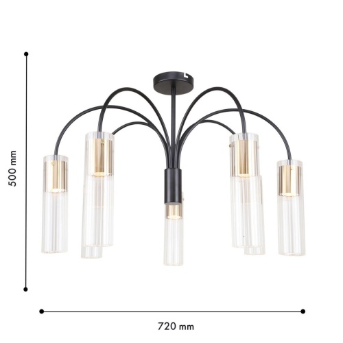 Потолочная люстра F-Promo 4740-7C, потолочная люстра, D720xH500, 7xGU10x35W, excluded