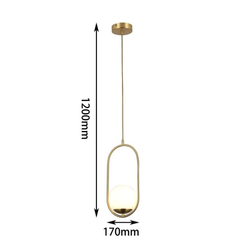Подвес F-Promo 2915-1P, подвес, D170xH340/1200, 1xE27x60W, excluded