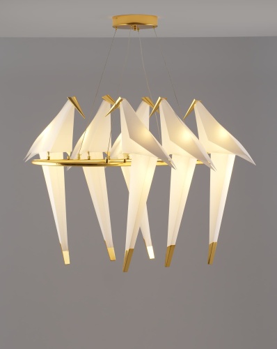 Подвесной светодиодный светильник Moderli V3073-6PL origami Birds 6*LED*6W