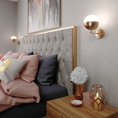 Настенный светильник Eurosvet 70129/1 латунь