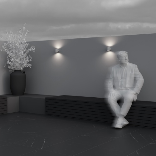 Уличный настенный светильник Outdoor O490WL-L6W3K