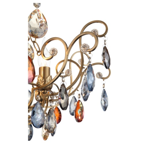 SL421.303.08 Люстра подвесная ST-Luce Бронза/Мульти E14 8*40W ВИАНЕТА