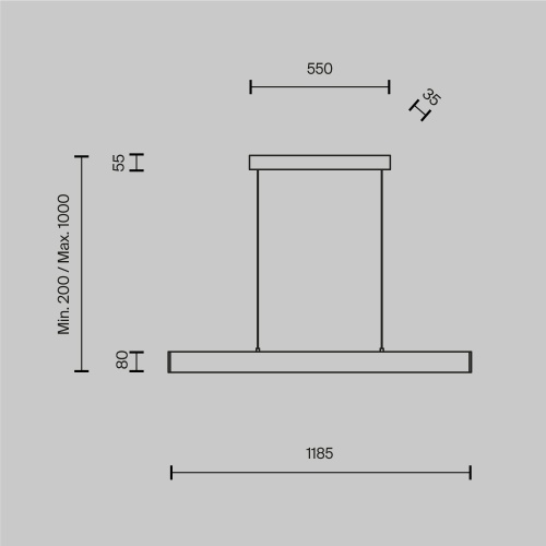 Подвесной светильник Maytoni P010PL-L30W