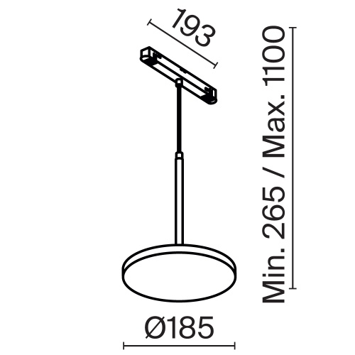 Трековый светильник Technical TR123-2-15W3K-B