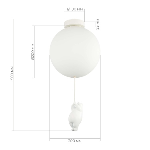 SLE115412-01 Светильник подвесной Белый/Белый E27 1*60W MODENA