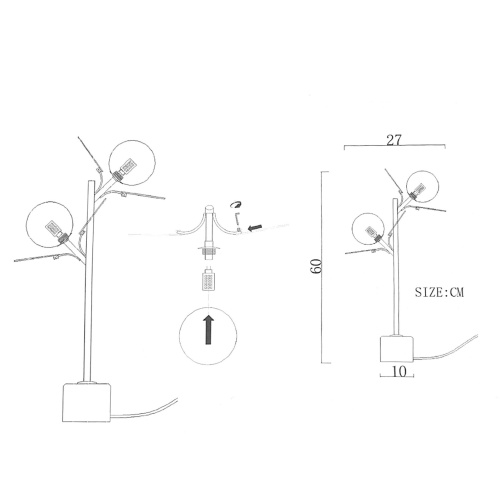 Настольная лампа Light of MATISSE TAB Multicolored 191873-26
