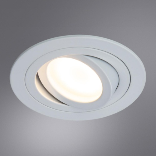 Точечный встраиваемый светильник Arte lamp A2167PL-1WH Светильник потолочный встраиваемый TARF для MR16 Ø92x22мм белый IP20 монтаж Ø80мм