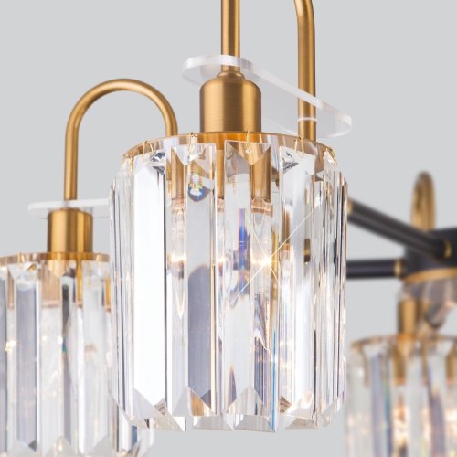 Потолочный светильник Eurosvet 70090/8 черный Smart