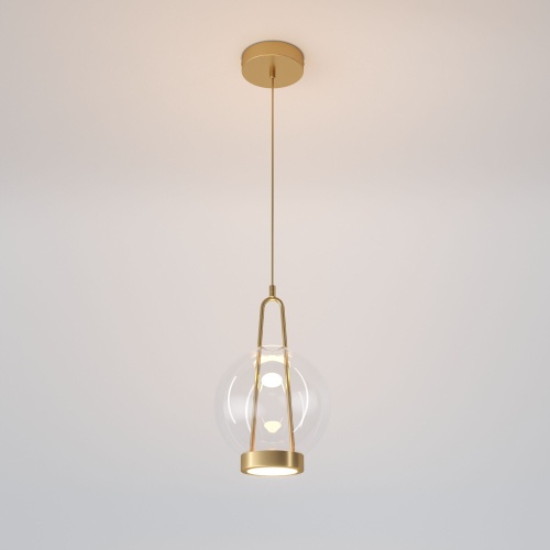  Eurosvet 50267/1 LED/ подвесной светильник/ латунь