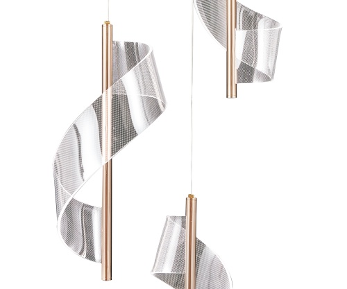 Люстра Kink Light каскадная Илина франц. золото 08042-6A,37