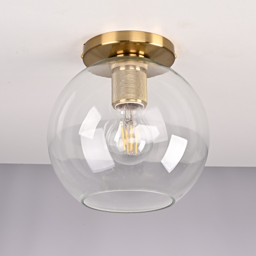 Потолочный Светильник Rh Utilitaire Globe Shade Flushmount Brass от Imperiumloft 123675-22