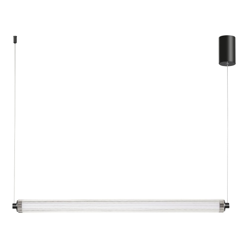 SL6224.413.01 Светильник подвесной ST-Luce Черный/Прозрачный LED 1*30W 4000K БАМБУ