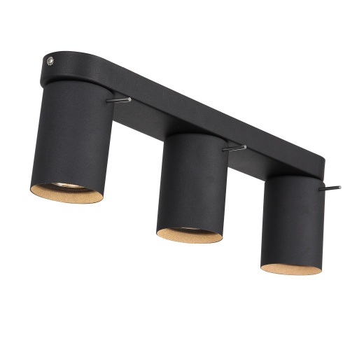 SL597.401.03 Спот ST-Luce Черный, Хром/Черный GU10 LED 3*3W Потолочные светильники