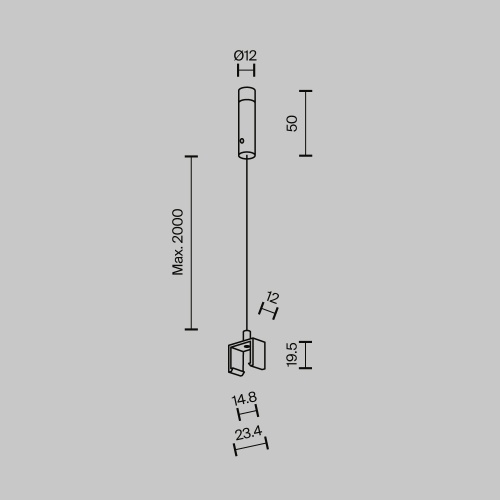 Комплектующие для трековой системы Technical TRA239SW-2B