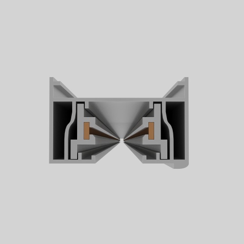 ST001.529.00 Шинопровод однофазный накладной  ST-Luce Белый Длина 2 000мм BASE