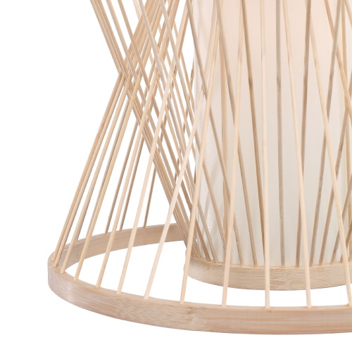 SL6241.503.01 Светильник подвесной ST-Luce Древесный/Белый E27 1*40W ALMA