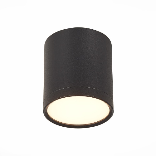 ST113.432.05 Светильник потолочный Черный LED 1*5W 3000K 390Lm Ra&gt;90 120° IP20 D68xH75 170-240V Накладные светильники