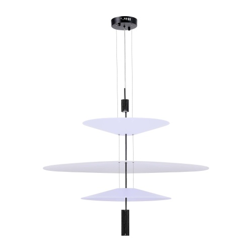 SL6101.423.01 Люстра подвесная ST-Luce Черный/Белый LED 1*15W 3000K ИСОЛА