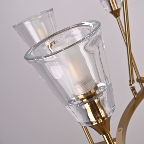 Люстра на штанге TORCHE DE VERRE Round Chandelier 8 75676-22
