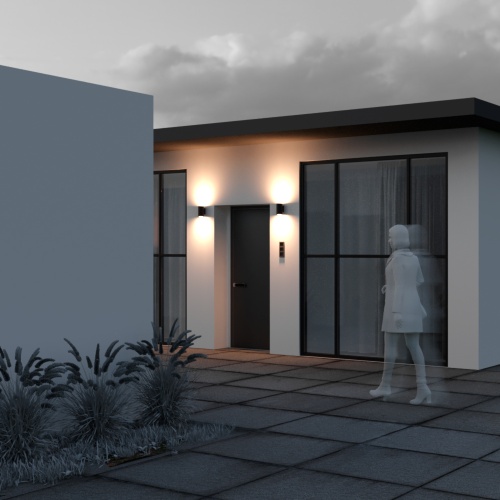 Уличный настенный светильник Outdoor O303WL-L10GF3K