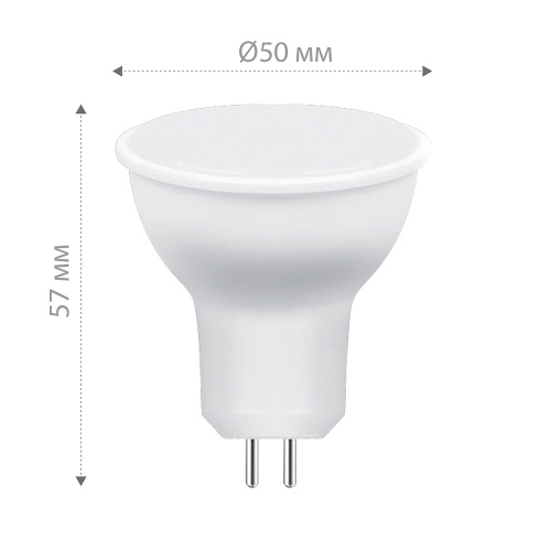 Лампа светодиодная_F LB-760 11W 230V  GU5.3 4000K MR16