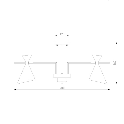 Потолочный светильник Eurosvet 70114/8 белый Smart